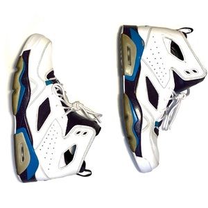 Jordan Flight Club 91 White Blue Lagoon men’s size 10.5